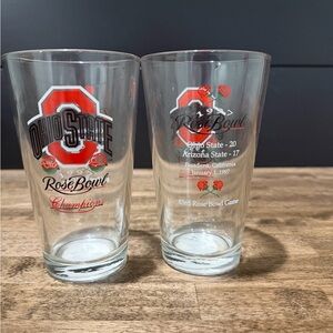 Ohio State Rose Bowl Champions Glass Set